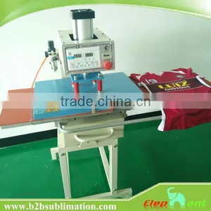 CE Pneumatic Double Stations Heat Transfer Machine Heat Press Automatic Heat Press Machine thumbnail-1