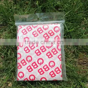 PE Disposable Full Printing Poncho thumbnail-2