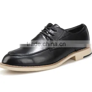 Black Brown Business pu Leather Shoe Stock for Man thumbnail-1