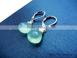 2015 Collection Silver Guarantee Earrings, Multi-color Stone Jewelry, Fashion Jewelry Designs thumbnail-1