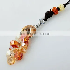 Fashion Crystal Bead Mobile Charm, High Quality Korea Crystal Cell Phone Accessories, Crystal Mobile Accessories thumbnail-1