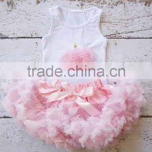 Chiffon Sexy Girls Tutu Skirt Stripe Clothing Suit Goods for Children Clothing thumbnail-2
