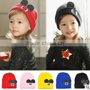 F10018H Fashion Kid Knit Caps Children Cartoon Hats thumbnail-1