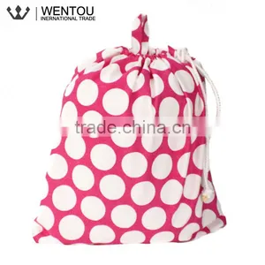 New Design Monogramed Polka Dot Laundry Bag With Drawstring thumbnail-5