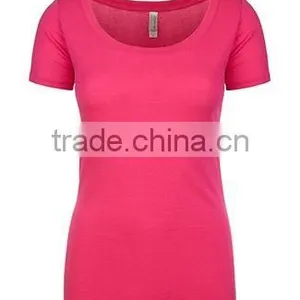 Next Level Apparel Ladies' The Scoop Tee - Made From Pre-shrunk 100% Combed Cotton Jersey and Comes With Your Logo. thumbnail-5
