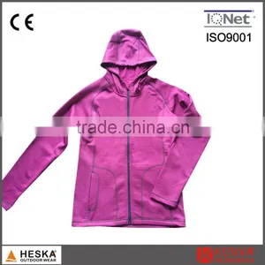 Wholesale Ladies Powerstretch Jacket Sweatshirt Women With Hood thumbnail-2