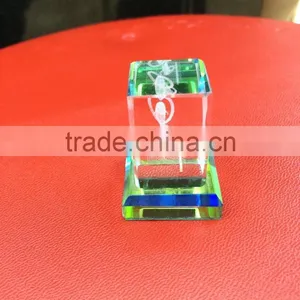 2D/3D Laser Crystal Engraving,Crystal Cube,Crystal Ball With Base for Gift thumbnail-1