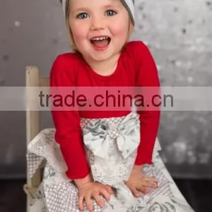 Mustard Pie New Design Boutique Kids Romper Fall Winter Toddler Baby Girl Romper thumbnail-3