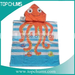 100% Cotton Reactive Printed Woven Poncho Pattern thumbnail-1