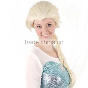 Wholesale Adult Princess Elsa Or Anna Wigs Long Hair For Celebrations thumbnail-3