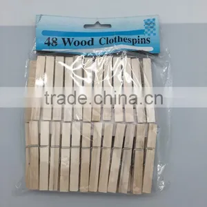 36pk Decorative Mini Wood Clothespins Spring for Clothing thumbnail-3
