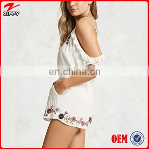 Exclusive Embroidered Girls Jumpsuit For Summer thumbnail-2