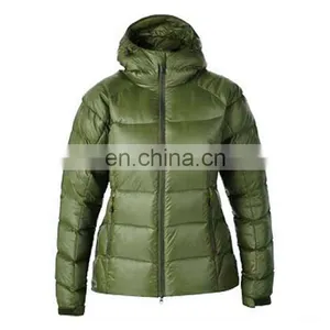 Navy Blue Waterproof Shell Down Jacket for Woman Cold Weather thumbnail-2