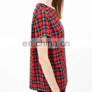Cheap China Wholesale Clothing Manufacturers Tartan Plaid Top Clothing Factories in China thumbnail-5