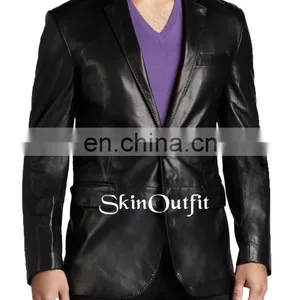 Mens Leather Blazers thumbnail-1