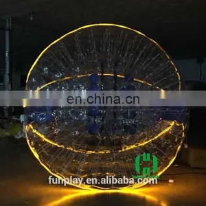 HI Large Zorb Ball With Light , Hot Sale Inflatable Roller Ball on Grass,inflatable Zorb Ball for Sale thumbnail-3