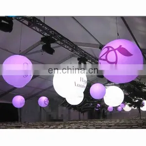 Party Decoration Advertising Cheap Led Lighting Inflatable Hanging Balloon thumbnail-1