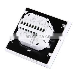 LCD Display Air Conditioning 2-Pipe Programmable Room Thermostat for Fan Coil Unit, Supports Wifi(White) thumbnail-3