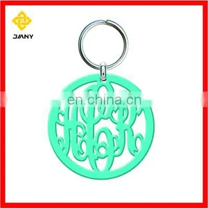 Wholesale Customized Acrylic Monogram Keychain thumbnail-3