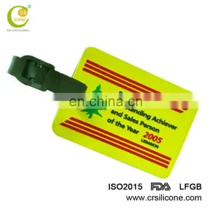 Custom Travel 3d Soft Pvc Rubber Embossed Silicone Luggage Tags For Wholesale thumbnail-5