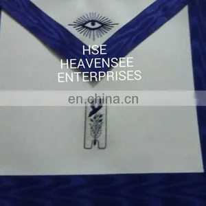 MASONIC REGALIA JUNIOR WARDEN APRON BLUE HOUSE OFFICER'S thumbnail-3