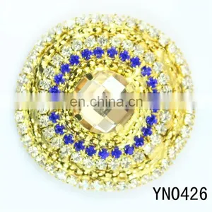 Cheap Round Rhinestone Shoe Accessories Shoes Buckle thumbnail-1