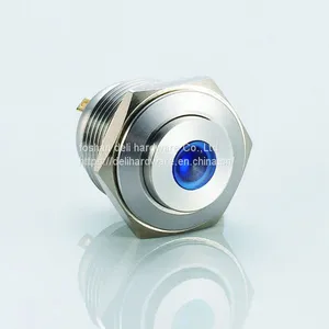 12 Volt Led Pcb Waterproof Metal Push Button Switch thumbnail-5