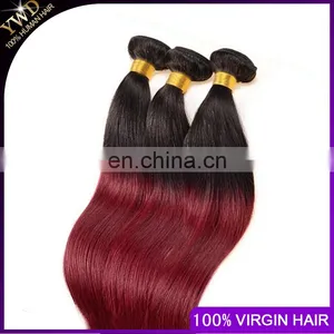 Virgin Peruvian Hair Extensions Ombre Peruvian Virgin Hair Straight Two Tone Ombre Peruvian Hair thumbnail-5