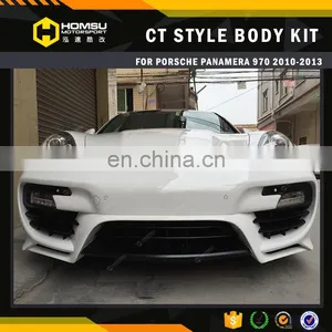 Auto Part CT Design Style Carbon Fiber / Fiber Glass Front Bumper Body Kit for Porsch-e Panamer-a 970 2010-2013 thumbnail-1