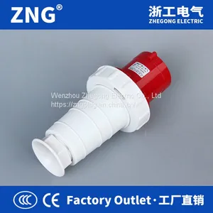 Factory Outlet 63A 4Pin Industrial Waterproof Plug IP67, 400V Industrial Power Plug 63A 3P+PE thumbnail-3