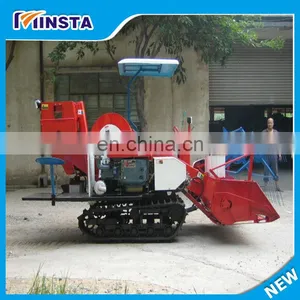 Mini Paddy Cutting Threshing Machine,mini Rice/grains Combine Harvester for Sale thumbnail-2