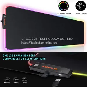 Wireless Charger Rgb Mouse Pad With Running Light thumbnail-5