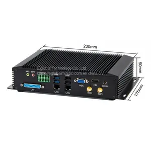 EGLOBAL I5 Industrial pc for POS Sysytem G5 Core i7 4500U Fanless 6*COM, 1*LPT, 1*GPIO, Dual Lan 4K Support thumbnail-4