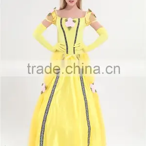 2016 Wholesale Sexy Fancy Women's Sexy Belle Costume thumbnail-1