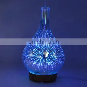 2018 New Product Oem Rechargeable Aroma Essential Oil Diffuser 3d Glass Electric Aroma Diffuser thumbnail-4