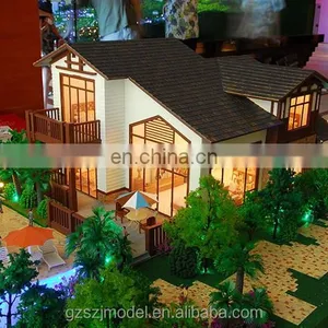 Model Product Model Miniature House ,handmade Architectural Villa Model thumbnail-3