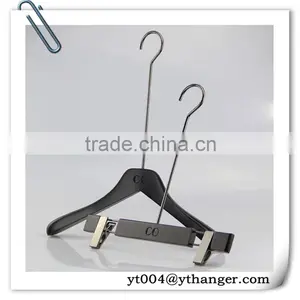 Fashion Long Hook Wooden Hanger and Pants Hanger for Clothes thumbnail-1