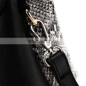 New European And American Fashion Snake Skin Large Capacity Female Bag Single Shoulder Cross-slung Handbag/ thumbnail-5
