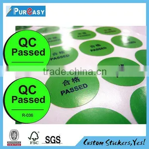 Custom Waterproof QC Passed Sticker Labels Quality Choice thumbnail-1