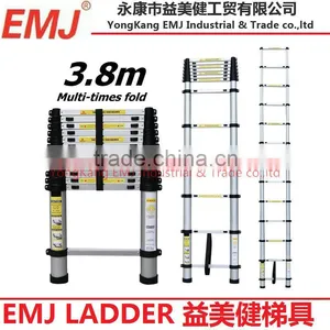 Aluminium Telescopic Ladder 3.8M thumbnail-1