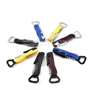 Multifunctional Red Wine Cork Screw Bottle Opener With Knife Kit Beer Bottle Opener thumbnail-5