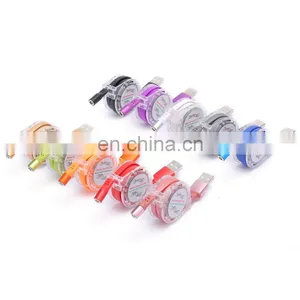 Hot Sale New Retractable 3 In 1 USB Magnetic Charging Cable For Mobile Phone Cable Ios/Type-C/Android thumbnail-2