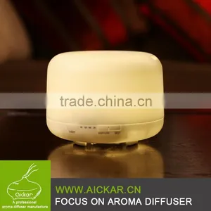500ml Aromatherapy Essential Oil Diffuser Ultrasonic Air Humidifier With 4 Timer Settings 7 LED Color Changing Lamps thumbnail-1