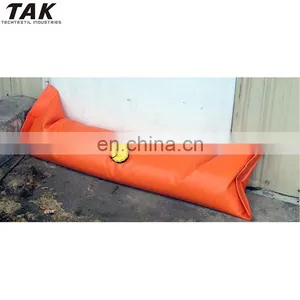 Orange Inflatable Anti Flood Prevention Barrier Sand Bags Filler for Flood Control thumbnail-1