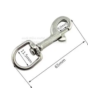 Marine Hardware 304/316 Stainless Steel Oval Swivel Snap Hook thumbnail-2
