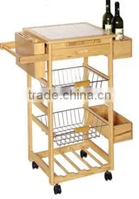 Wooden Kitchen Trollay thumbnail-1