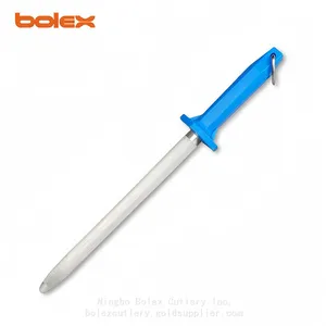 Professional Knife Sharpening Steels Rods Sticks Sharpeners Stones for Butchers Chefs Anglers by Bolex China thumbnail-1