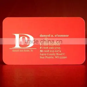 Gold Embossed Professional Business Card thumbnail-1