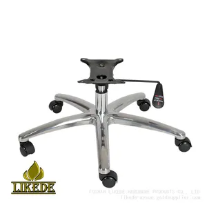 High Quality Aluminum Alloy Office Chair Stand Base Hot Sale Accessory Furniture Leg Gaming Boss Chair Base Metal Leg thumbnail-1