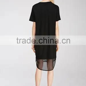 2015 China Manufacturer Customized Ladies Print Casual Dress thumbnail-2
